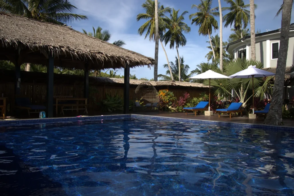 Swimming pool at Nasara Resort Awera Island Mentawai